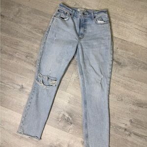 Abercrombie & Fitch Light Blue Straight Leg Jeans
